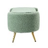 Alina Storage Bench with Metal Legs for Bedroom | ARTFUL LIVING DESIGN - 4 of 4
