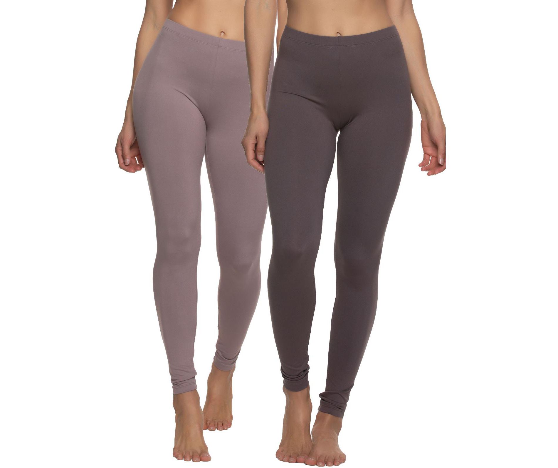 Felina Womens Velvety Super Soft Lightweight Leggings, 2-Pack Yoga Pants