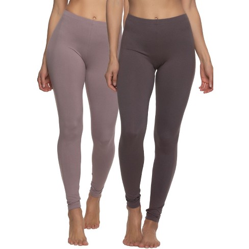 Felina Womens Velvety Super Soft Lightweight Leggings, 2-pack Yoga Pants ( big City, Medium) : Target