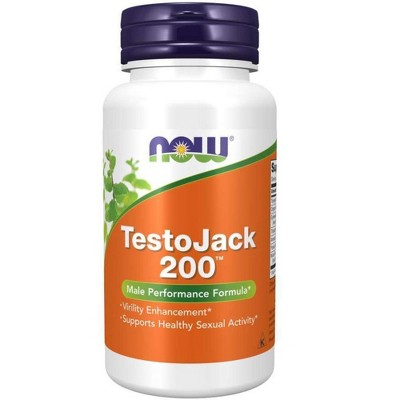 TestoJack 200 Extra Strength by Now Foods  -  60 VegCap