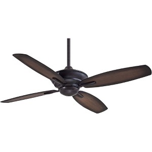 52" Minka Aire Rustic Farmhouse Indoor Ceiling Fan with Remote Control Kocoa Maple for Living Room Kitchen Bedroom Family Dining - 1 of 4