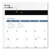 Easy-to-Read Monthly Desk Pad, 22 x 17, White/Blue Sheets, Black Binding, Clear Corners, 12-Month (Jan to Dec): 2026 - 2 of 4