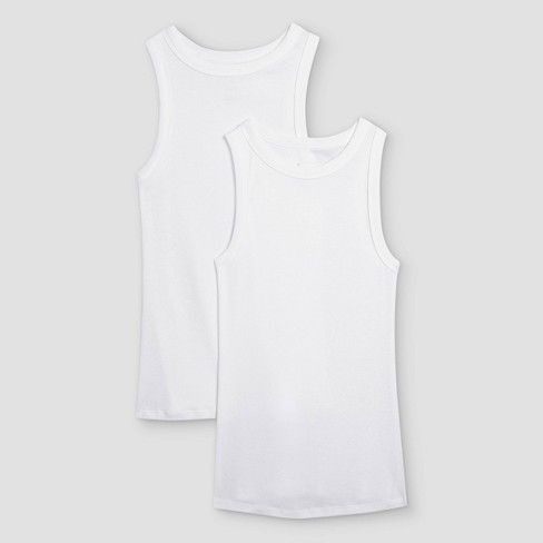 2-pack Tank Tops - White - Ladies