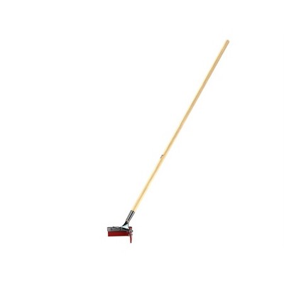Bon Tool 19-200 Squeegee -V Shape Red Rubber- 5 Foot Wood Handle