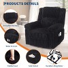 Power Lift Recliner Chair - Heat and Massage, Electric Lift Plush Recliner with Soft Padded Seat, Back Support & Armrests, Designed for The Elderly - 4 of 4