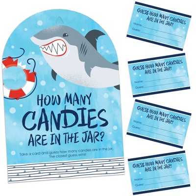 Big Dot Of Happiness Shark Zone - 4 Jawsome Shark Party Or Birthday Party  Games - 10 Cards Each - Gamerific Bundle : Target