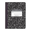 Roaring Spring Paper Products Marble Composition Book, Black, Pack of 6 - 2 of 2