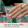 BTArtboxnails XCOATTIPS® French - Red Pastel Tips - 3 of 4