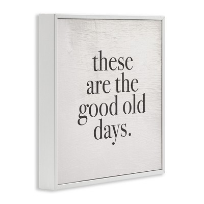 White Framed Motivational Quote Print, 12" x 12"