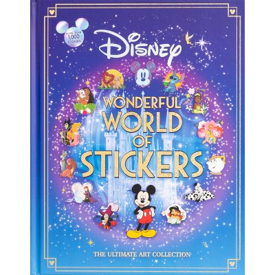 Disney Wonderful World of Stickers - (Collectible Art Stickers) by  Editors of Thunder Bay Press (Hardcover)
