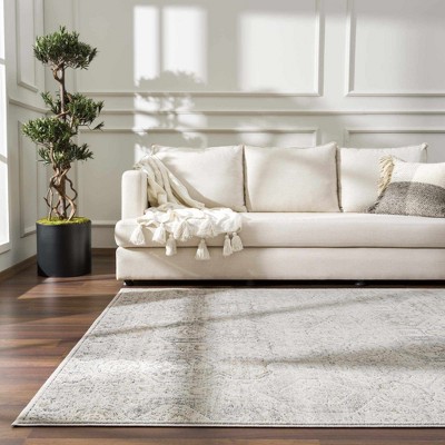 Hauteloom Rectangle Area Rug   Charcoal