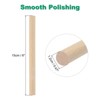Unique Bargains Arts Crafts Garden Christmas Decoration Round Natural Wood Sticks 100 Pcs - 2 of 4
