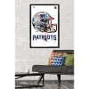 Trends International NFL New England Patriots - Drip Helmet 20 Framed Wall Poster Prints - 2 of 4