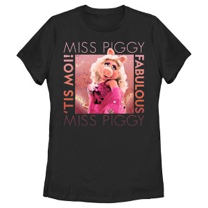 Women's The Muppets Miss Piggy Fabulous T-Shirt - 1 of 4