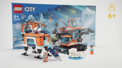 Lego City Arctic Explorer Truck And Mobile Lab Building Toy Set 60378 :  Target