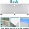 INFURNIC TV Stands and Consoles Modern Media Console with Large Storage and Adjustable Shelves for Living Room, White, 61.81"*22.44"*4.92" - 4 of 4