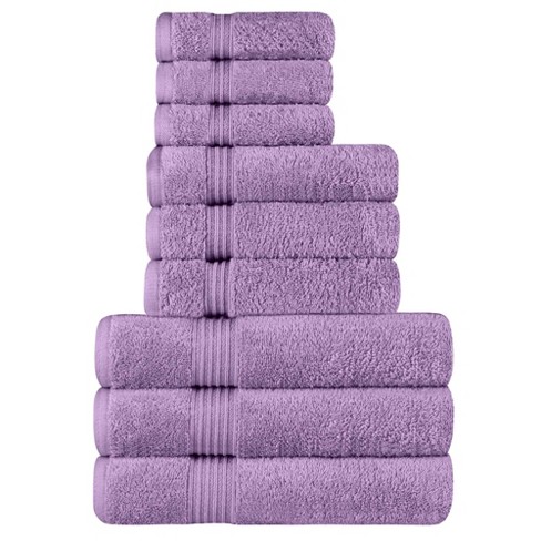 Premium Cotton 800 Gsm Heavyweight Plush Luxury 9 Piece Bathroom Towel Set,  Toast - Blue Nile Mills : Target