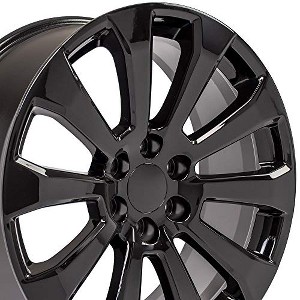 OE Wheels CV95 22 Inch Rim Fits Suburban 1500 High Country Style 6x139.7 22x9 Gloss Black - Hollander 5922 (1) - 1 of 4