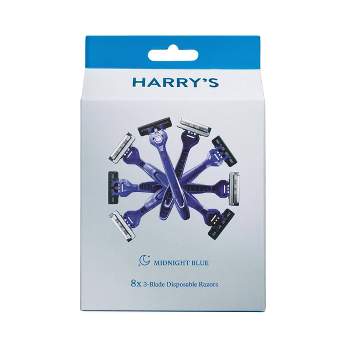 Harry's Disposable Razors - Midnight Blue - 8ct