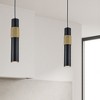 Dainolite Passwell 1 - Light Pendant in  Matte Black/Aged Brass - 4 of 4