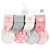 Hudson Baby Infant Girl Socks and Mittens Set, Woodland Girl, 0-6 Months - 2 of 4