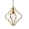 Elegant Lighting Sandara 1 light pendant in brass - 3 of 4