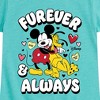 Girls' - Disney - Furever And Always Fitted Short Sleeve Graphic T-Shirt - 2 of 4