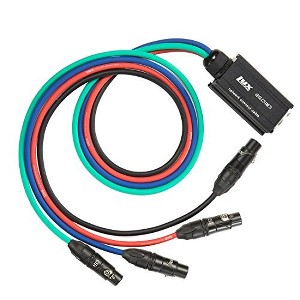 LyxPro 4-Channel XLR to Cat6 Ethercon Cable, 3 Ft Connector - 1 of 2