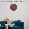 12 inch Silent Wall Clock, Battery Powered Wall Clock Suitable for Home, Office, Kitchen, School, Bedroom, Living Room - 4 of 4
