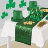 Beistle Sequined Table Runner, 11.25" x 6' 3", (1/Pkg) Green - 2 of 4