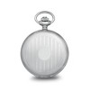 Black Bow Jewelry Charles Hubert Stainless Striped Case w/Engraving Area Pocket Watch - 2 of 4