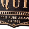 American Art Decor Tequila Embossed Black and Gold Metal Bar Sign - 4 of 4