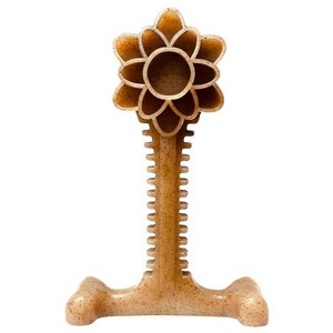 Honey Bone Dental Flower Tower eChew Ultra Durable Nylon Dog Chew Toy - XL - 1 of 4