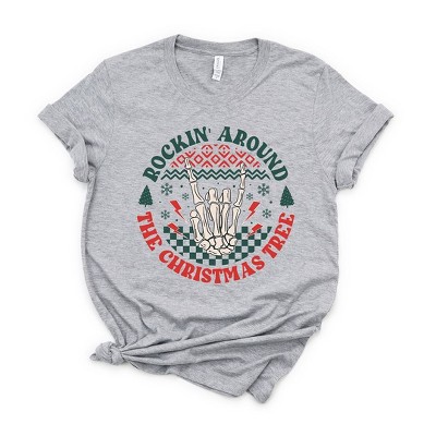 Simply Sage Market Women's Rockin' Around Hand Short Sleeve Graphic Tee
