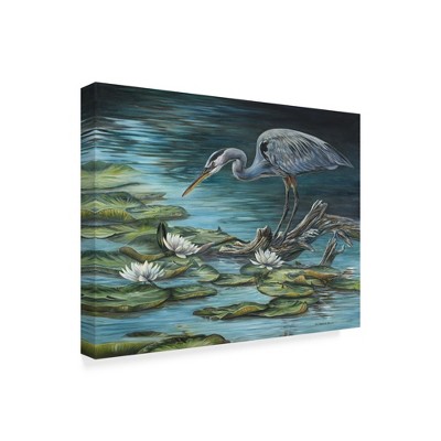 Trademark Fine Art -Carolyn Mock 'Heron Haven' Canvas Art