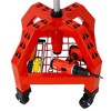 Rolling Shop Stool for Garage with Casters, Adjustable Height 360° Swivel Shop Seat with Tool Tray Storage, Lower Shelf Ergonomic Padding - 2 of 4