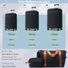 Kumasinova Hard-Shell Luggage,Set of 5,Expandable Suitcases with TSA Lock & Travel Bags,Front Opening Luggage with USB Ports,20"24"28" - 3 of 4
