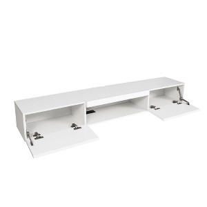 NicBex Floating TV Stand Wall Mounted with LED Lights for TVs up to 65 Inches,Entertainment Center with Storage Space - 1 of 4