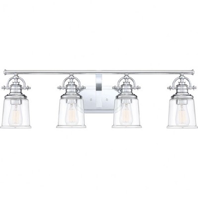 Quoizel Lighting Grant 4 - Light Vanity in  Polished Chrome