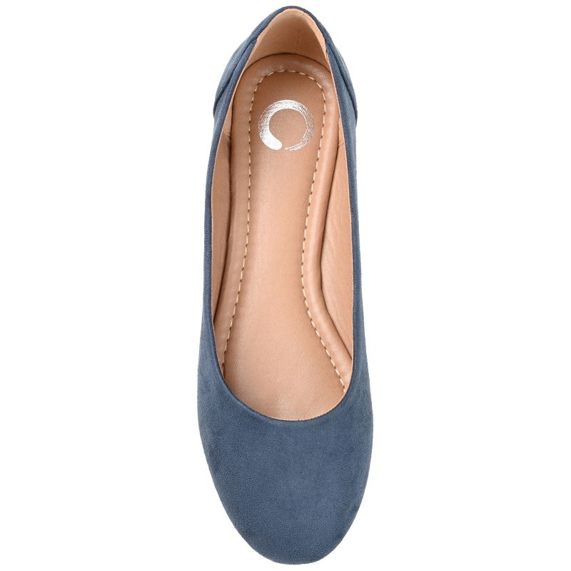 Journee Collection Womens Kavn Comfort Insole Slip On Round Toe Ballet Flats, 5 of 11