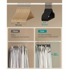 SONGMICS Non-Slip Velvet Hangers Clothes Hanger with Swivel Hook Space Saving for  Coat Pant Tie - 4 of 4