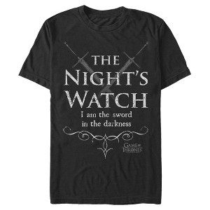 Men's Game of Thrones Night's Watch Motto T-Shirt - 1 of 4