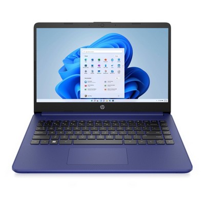 HP 14" Touchscreen Laptop - Intel Celeron - 4GB RAM - 64GB eMMC Storage - Windows 11 - Blue - (14-dq0705tg)