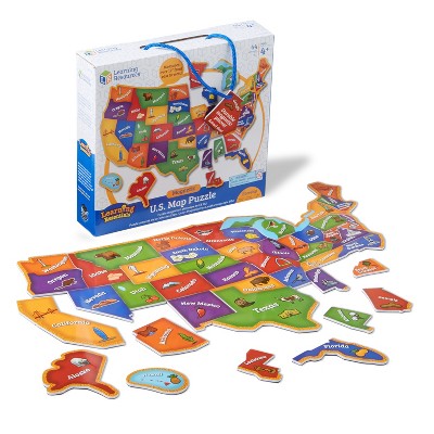 My Mini Map USA Puzzle Is Small Enough To Stick In A Kids Back Pack On Your Next Road Trip. Building The USA With Only 47 Colorful Pieces Is A Great