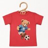 The Juniper Shop Watercolor Soccer Bear Toddler Short Sleeve Tee - 2 of 4