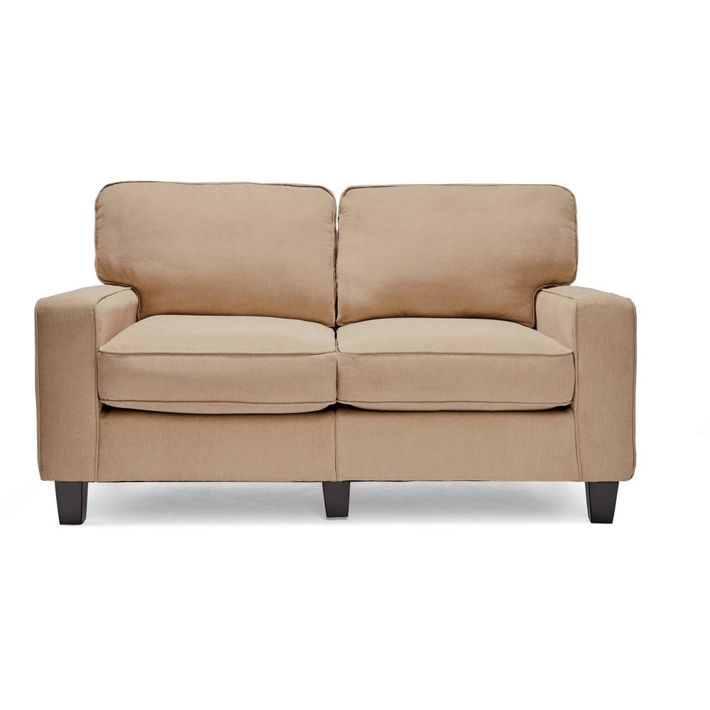 Photos - Sofa Serta 61" Palisades Loveseat Silica Sand: Upholstered Polyester, No Assemb 