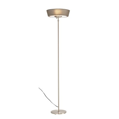 71" Harper Floor Lamp Silver - Adesso