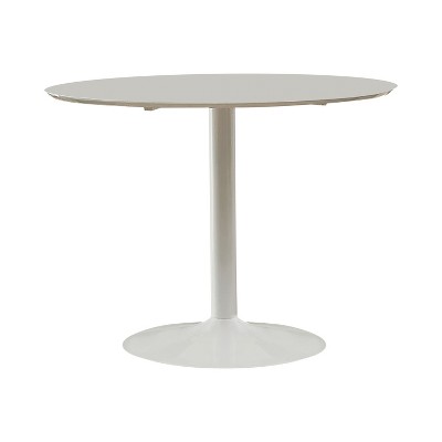 TiramisuBest CLEARWATER RECT SLD TOP Table with Dark Oak for Dining Tables