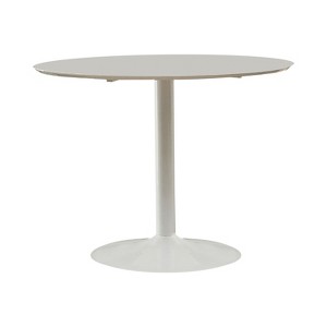 TiramisuBest CLEARWATER RECT SLD TOP Table with Dark Oak for Dining Tables - 1 of 4