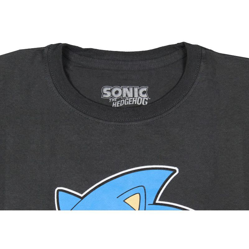 Sonic The Hedgehog Big Boys' #GameOn Challenge Sonic Character T-Shirt, 3 of 4